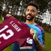 Shay Logan has told Hearts fans he will give nothing less than 100 per cent. Picture: SNS