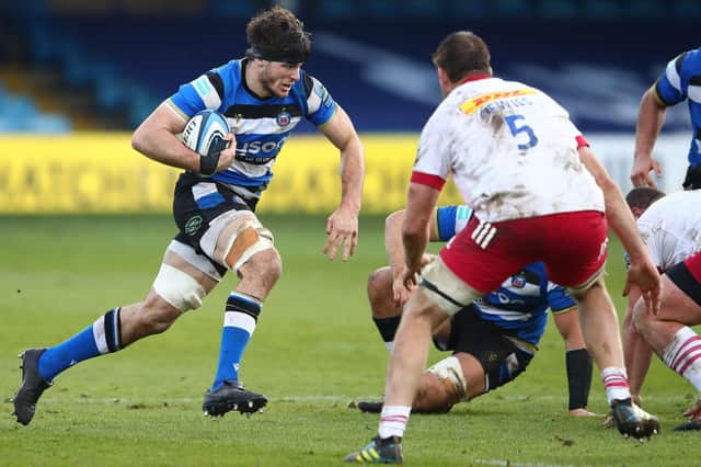 Josh Bayliss has been a regular for Bath this season and qualifies for Scotland through a grandparent. Picture: Michael Steele/Getty Images