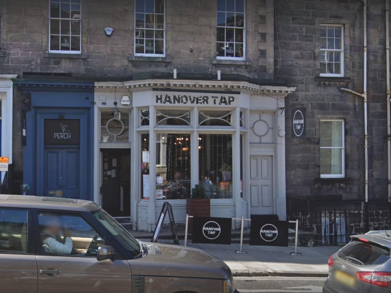 Hanover Tap in Hanover Street, New Town, is a great pub serving craft beer & ales, plus pub classics like burgers and pizza. They show all the major live sport events, from rugby to football.