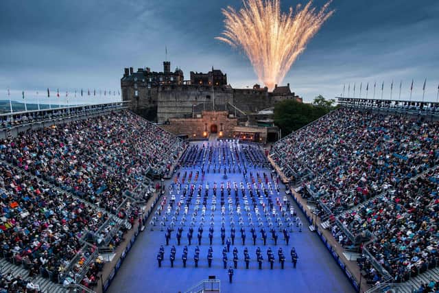 Spectacular: The Royal Edinburgh Military Tattoo is one of the most colourful events in the city.