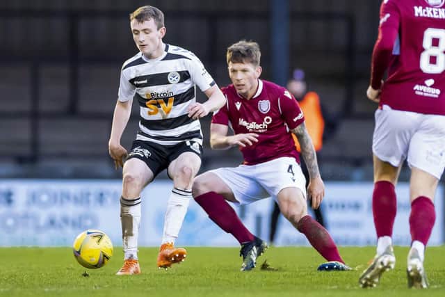 James Maxwell found the net and Ayr's on-loan Rangers player is in demand as his loan deal hits the halfway point. (Photo by Roddy Scott / SNS Group)