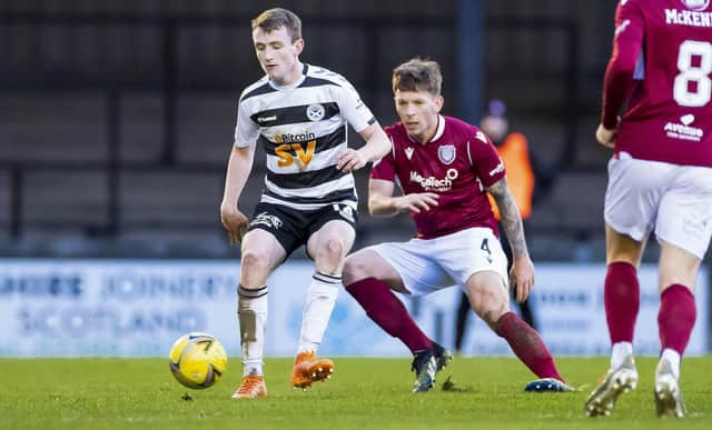 James Maxwell found the net and Ayr's on-loan Rangers player is in demand as his loan deal hits the halfway point. (Photo by Roddy Scott / SNS Group)