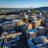 The Dunard Centre, Edinburgh's first purpose-built concert hall for a century, is being created behind an historic Royal Bank of Scotland building on St Andrew Square.