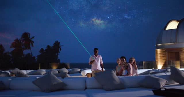 The Maldives are an ideal destination for star gazers. Pic: Contributed