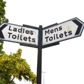 The number of public toilets has fallen in recent years