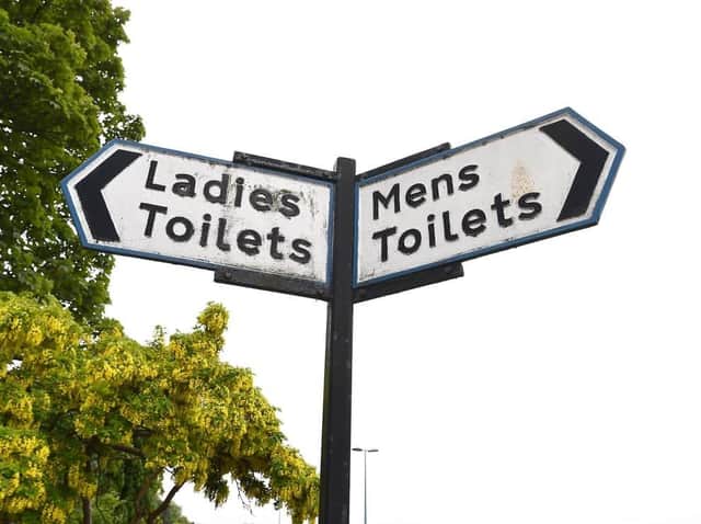 The number of public toilets has fallen in recent years