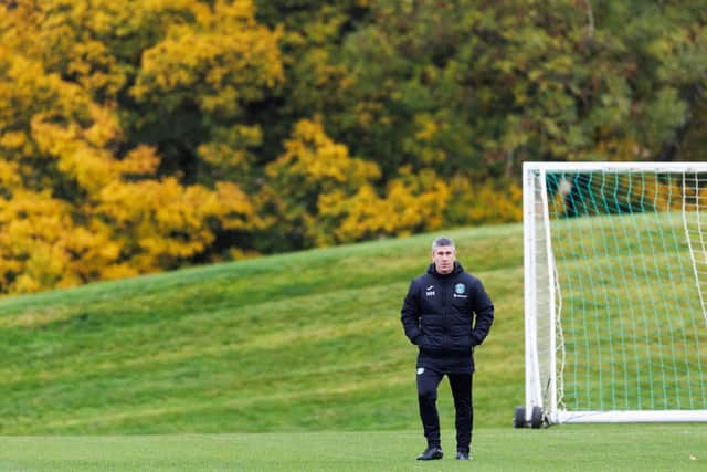 Hibs manager Nick Montgomery knows his coaching credentials face a stern challenge against Celtic.