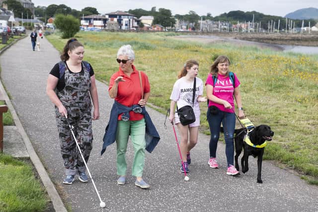A Paths For All health walk in Musselburgh. Picture: Paths for All