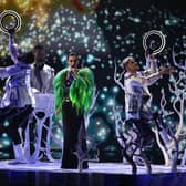 ROTTERDAM, NETHERLANDS - MAY 21: Go_A of Ukraine during the 65th Eurovision Song Contest dress rehearsal held at Rotterdam Ahoy on May 21, 2021 in Rotterdam, Netherlands. (Photo by Dean Mouhtaropoulos/Getty Images)