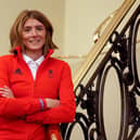 Beth Potter during the Team GB Paris 2024 triathlon team announcement at The Savoy London.