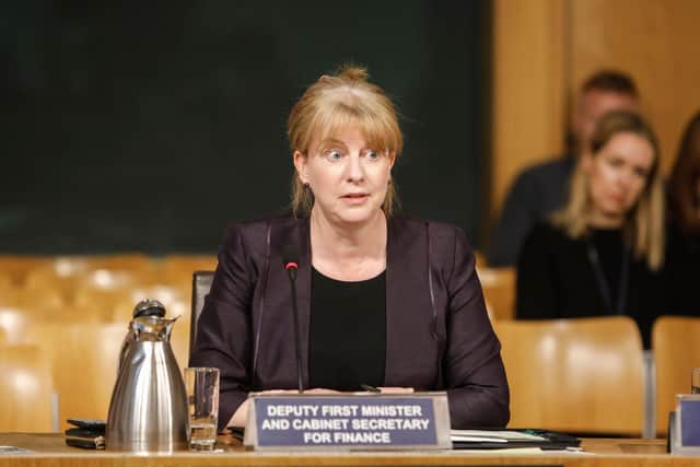 Shona Robison, unlike previous Finance Secretaries, does not appear to have much grasp on her brief (Picture: Andrew Cowan/pool/Getty Images)