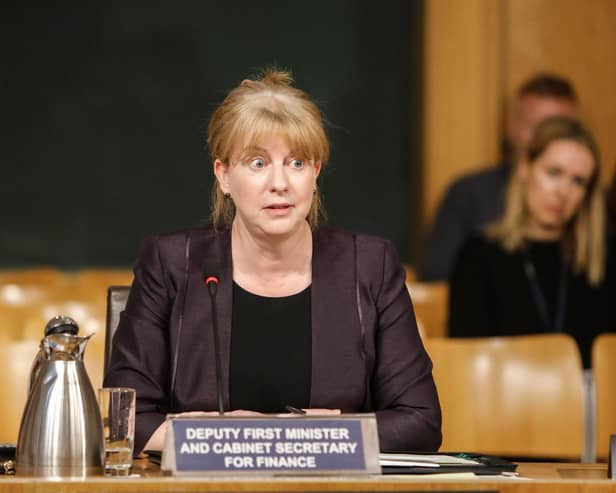 Shona Robison, unlike previous Finance Secretaries, does not appear to have much grasp on her brief (Picture: Andrew Cowan/pool/Getty Images)