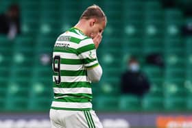 Celtic's Leigh Griffiths is struggling to do enough to activate a one-year contract option following 122 goals in six-and-a-bit years at the club. (Photo by Ross MacDonald / SNS Group)