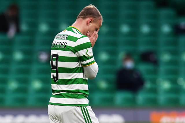 Celtic's Leigh Griffiths is struggling to do enough to activate a one-year contract option following 122 goals in six-and-a-bit years at the club. (Photo by Ross MacDonald / SNS Group)