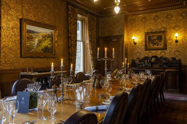 The dining room at Linn House