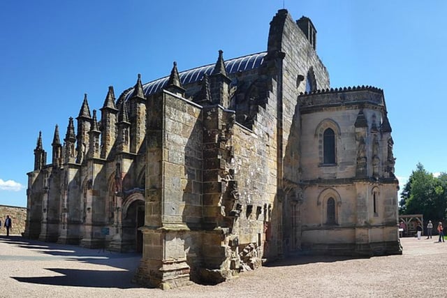 Chosen for having the appropriate amount of mystery needed for the story, The Da Vinci Code movie (based on Dan Brown's bestselling book) features a scene set in Rosslyn Chapel near Edinburgh.