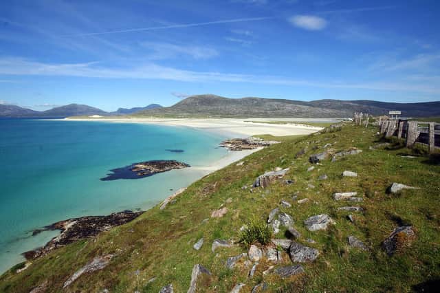 Luskentyre Beach from Seilebost on the Isle of Harris. People have been urged not to light disposable barbecues or open fires at the beauty sport after after areas of protected machair were left burnt by visitors. PIC: Bob Shand/Flickr/CC.