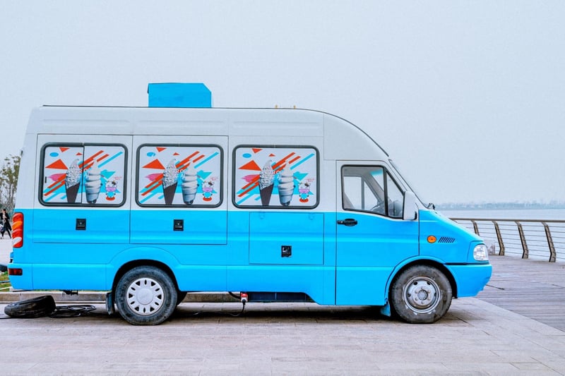 Ice cream vans have quite the history in Scotland, in the 1980's the infamous 'Glasgow ice cream wars' saw rival crime organisations using ice cream van routes to sell illegal items. Nowadays it's not quite as intense, but the stock definitely can surpass just ice cream.