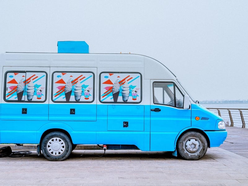 Ice cream vans have quite the history in Scotland, in the 1980's the infamous 'Glasgow ice cream wars' saw rival crime organisations using ice cream van routes to sell illegal items. Nowadays it's not quite as intense, but the stock definitely can surpass just ice cream.