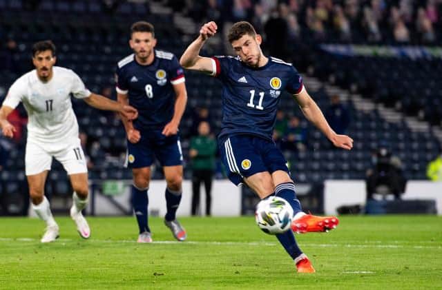 Ryan Christie put Scotland ahead when the sides last met in September (Photo by Alan Harvey / SNS Group)
