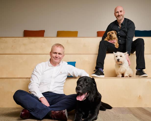 Tony Ottley and Mark Scott are the founders of Fife-based raw pet food business Bella & Duke. Picture: Malcolm Cochrane Photography