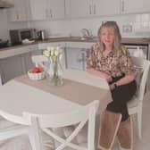 Gillian Macdonald in the kitchen of her new home