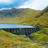Cruachan Dam in Argyll holds back enough water to fil 4,440 Olympic-sized swimming pools.