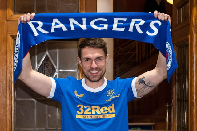 Rangers signed Aaron Ramsey on transfer deadline day from Juventus.