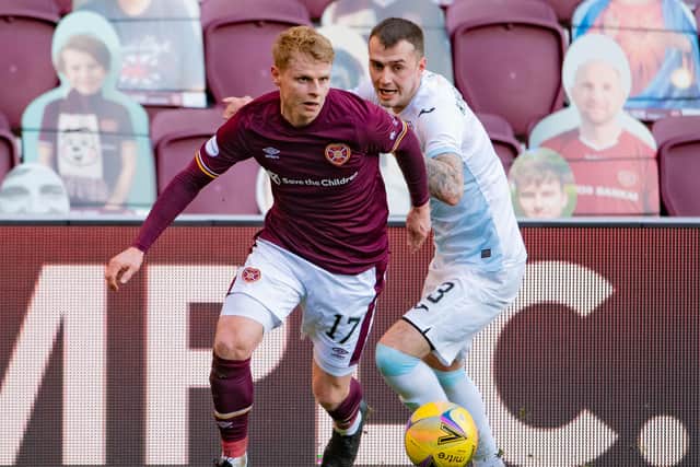 Gary Mackay-Steven has been brought to Hearts as an attacking outlet.