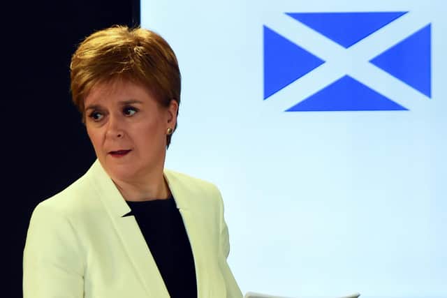 Scotland's First Minister Nicola Sturgeon Picture: Andy Buchanan/PA Wire