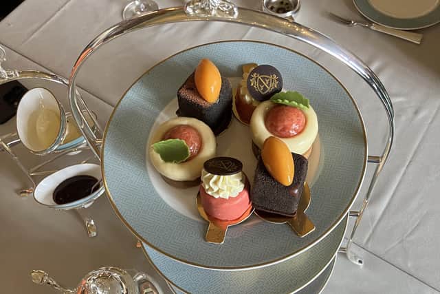 Patisseries are a highlight of the afternoon tea served at Matfen Hall. Pic: J Christie
