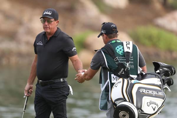 Phil Mickelson pictured during the PIF Saudi International at Royal Greens Golf & Country Club earlier this month. Picture: Oisin Keniry/Getty Images.