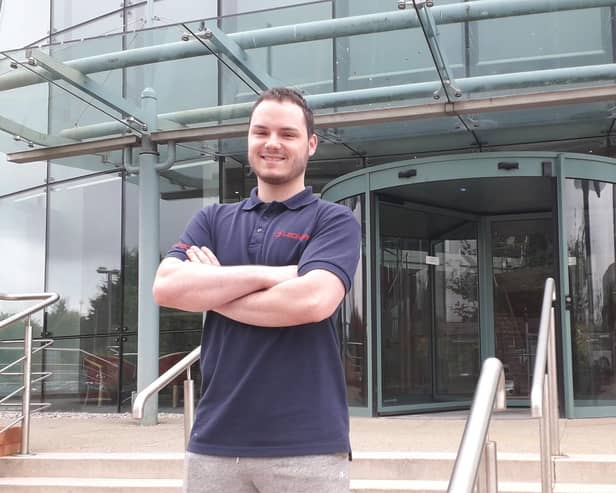 Pawel Maczynski has nothing but praise for his employer, aerospace engineering firm Leonardo