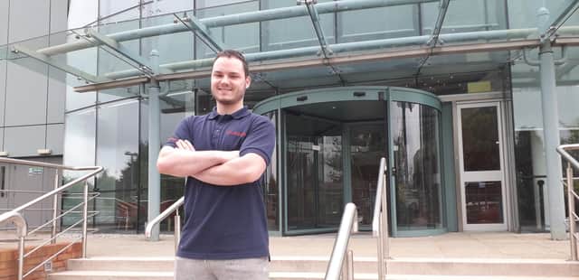 Pawel Maczynski has nothing but praise for his employer, aerospace engineering firm Leonardo