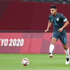 Fausto Vera in action for Argentina at the Olympics in Tokyo. (Photo by Masashi Hara/Getty Images)