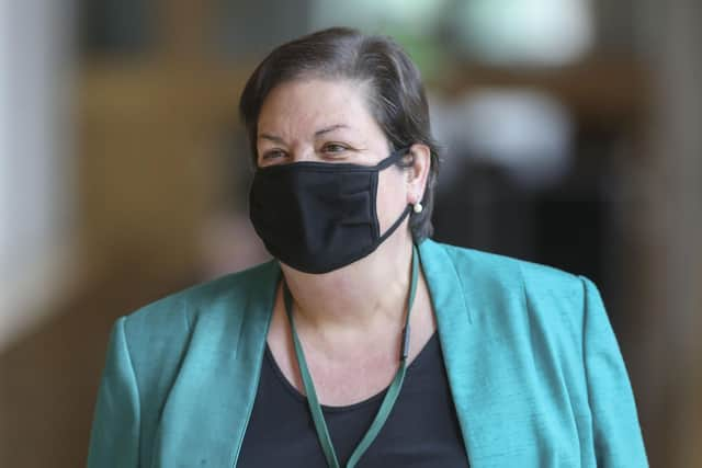 Scottish Labour MSP Jackie Baillie at the Scottish Parliament in Holyrood. Picture: PA