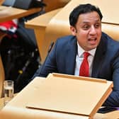 Scottish Labour leader Anas Sarwar during First Minister's Questions. Picture: Jeff J Mitchell/PA Wire