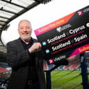 Rangers and Scotland legend Ally McCoist was promoting Viaplay’s live and exclusive coverage of Scotland v Cyprus and Scotland v Spain. (Photo by Craig Williamson / SNS Group)