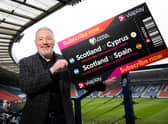 Rangers and Scotland legend Ally McCoist was promoting Viaplay’s live and exclusive coverage of Scotland v Cyprus and Scotland v Spain. (Photo by Craig Williamson / SNS Group)
