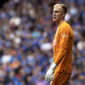 Robby McCrorie in a action for Rangers against Celtic last season. The goalkeeper has been called up by Scotland despite not playing this season  (Photo by Alan Harvey / SNS Group)