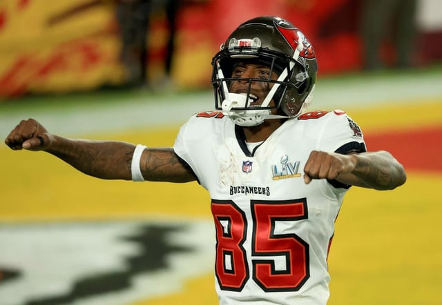 Jaydon Mickens was part of Tom Brady's Tampa Bay Buccaneers side which won Super Bowl LV (Getty Images)