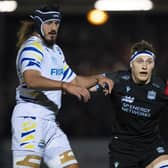 Rory Darge, right, played 67 minutes for Glasgow Warriors against Zebre on Friday.  (Photo by Ross MacDonald / SNS Group)