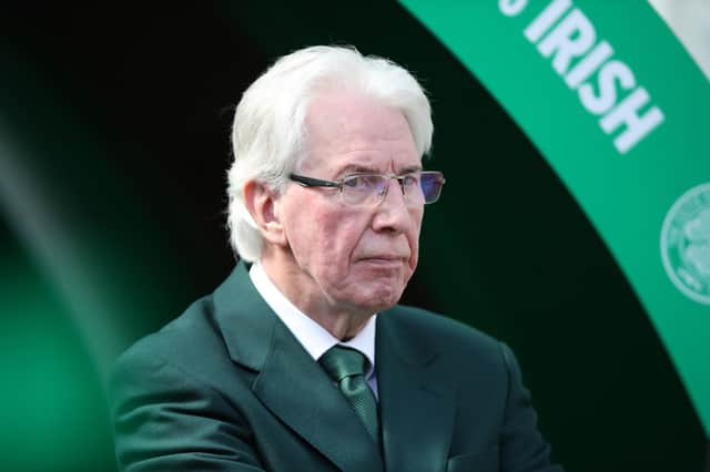 Former Celtic player Jim Craig looks on prior to the Ladbrokes Scottish Premiership match between Celtic and Kilmarnock at Celtic Park on April 27, 2019 in Glasgow, Scotland. (Photo by Ian MacNicol/Getty Images)