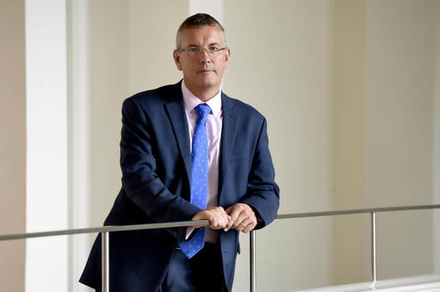 Fraser Sime of Bank of Scotland said it was unsurprising to see Scottish firms’ confidence dip as the pandemic evolves. Picture: Lisa Ferguson.