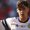 Scotland's Aaron Hickey says it was hugs, happiness and a warning to keep heads on straight following the crackers turnaround to beat Norway that has set up the home Georgia encounter to be potentially momentous for Euro 2024 hopes and creating history.  (Photo by Craig Williamson / SNS Group)