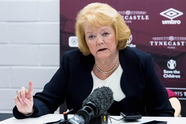 Ann Budge confirmed Hearts backed Rangers' resolution. Picture: SNS