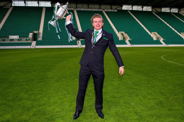 Winning the Scottish Cup with Hibs in 2016 was a career highlight for Jason Cummings.