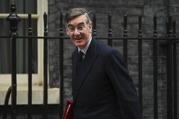 Jacob Rees-Mogg, U.K. leader of the House of Commons, arrives ahead of a weekly cabinet meeting at number 10 Downing Street on Tuesday. Picture: Chris J. Ratcliffe/Bloomberg via Getty Images