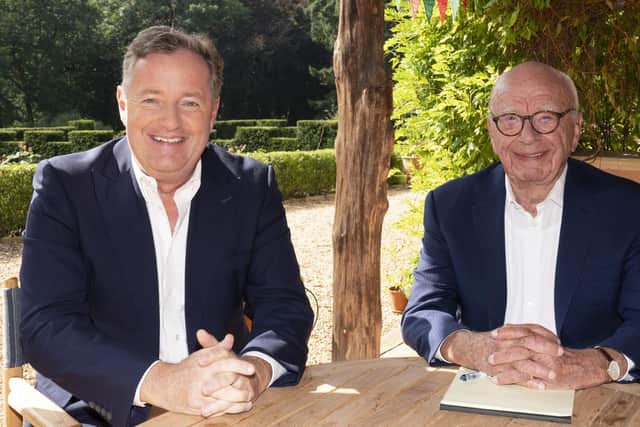 Piers Morgan and Rupert Murdoch launch talkTV