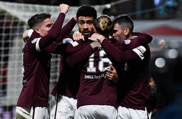 Hearts are currently in third place - and look odds-on to be there come the end of the season.